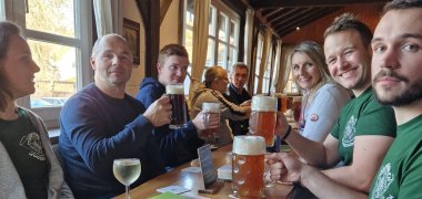 Musikverein Windischgarsten zu Besuch in Großenlüder anl. der Kirmes Musikverein Windischgarsten zu Besuch in Großenlüder anl. der Kirmes - gemeinsames Mittagessen nach dem Stadtrundgang in Fulda