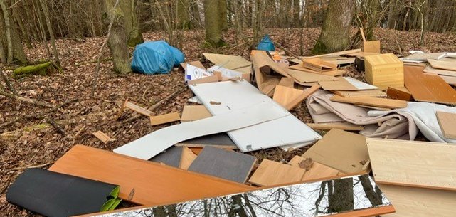 Illegale Abfallentsorgung in Großenlüder