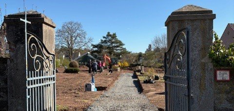Baustelle am Friedhof Müs