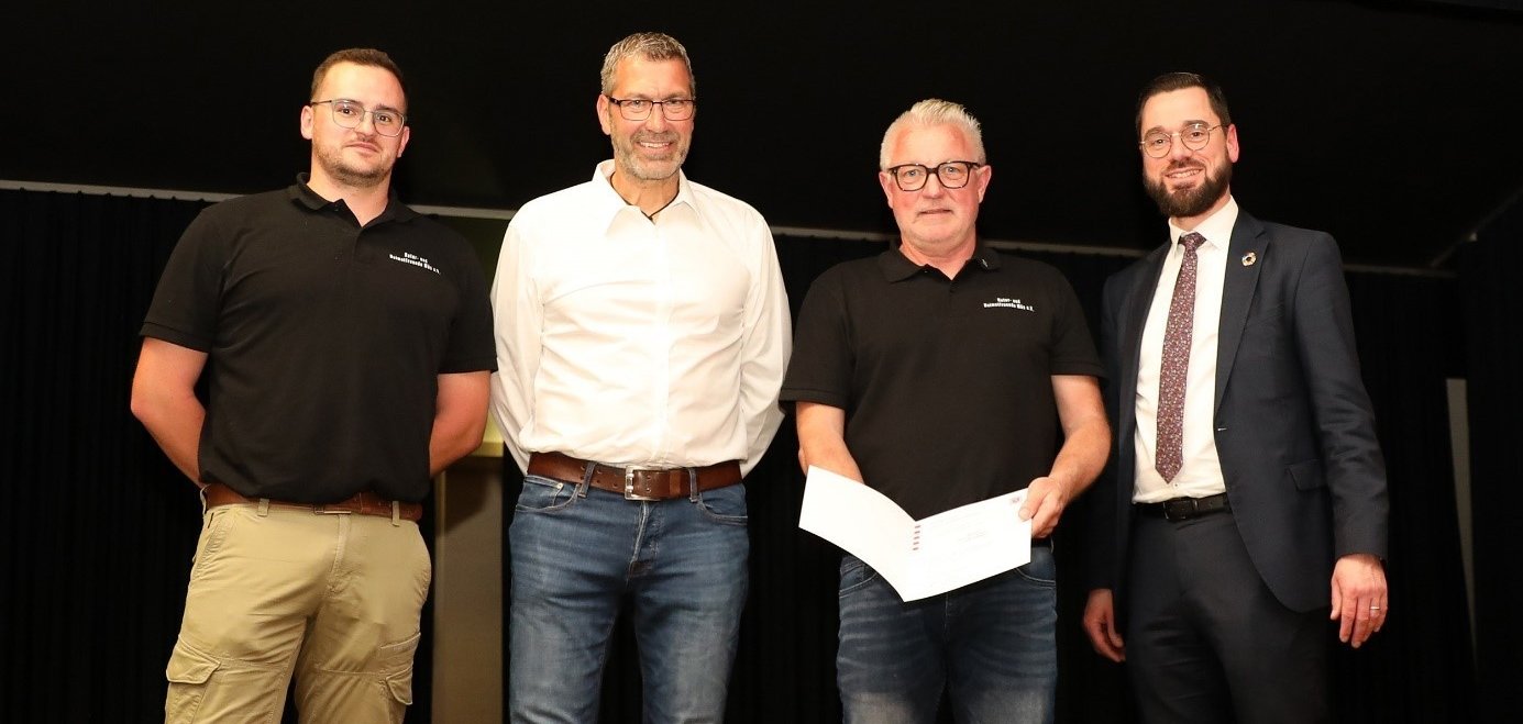 Verleihung des Ehrenbriefs des Landes Hessen an Mario Gärtner