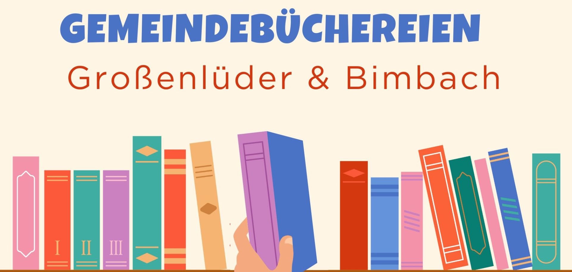 Blue and Orange Illustrated Return Book Design - 1