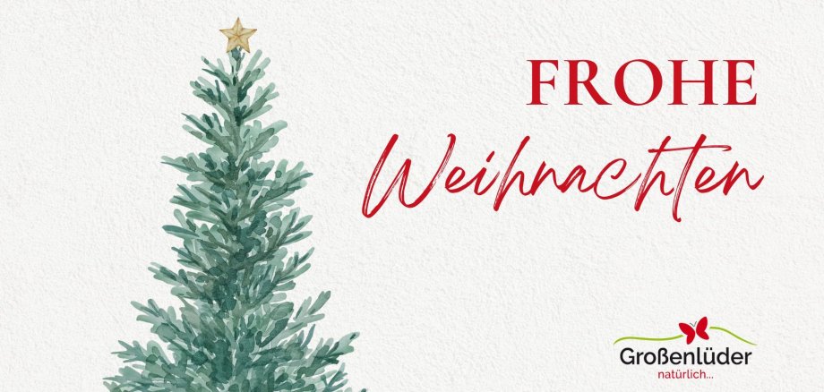 Weihnachtsgruß "Frohe Weihnachten"