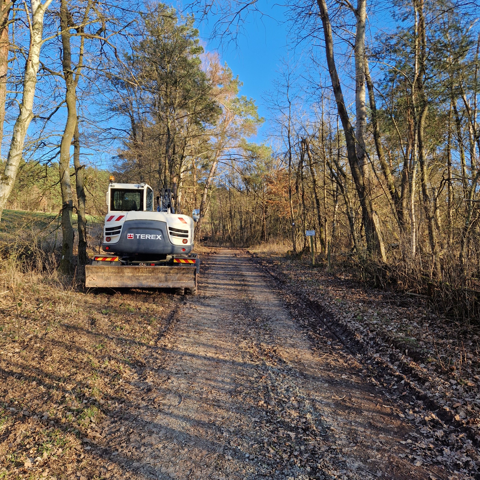 Erneuerung der Wasserleitung  in Kleinlüder