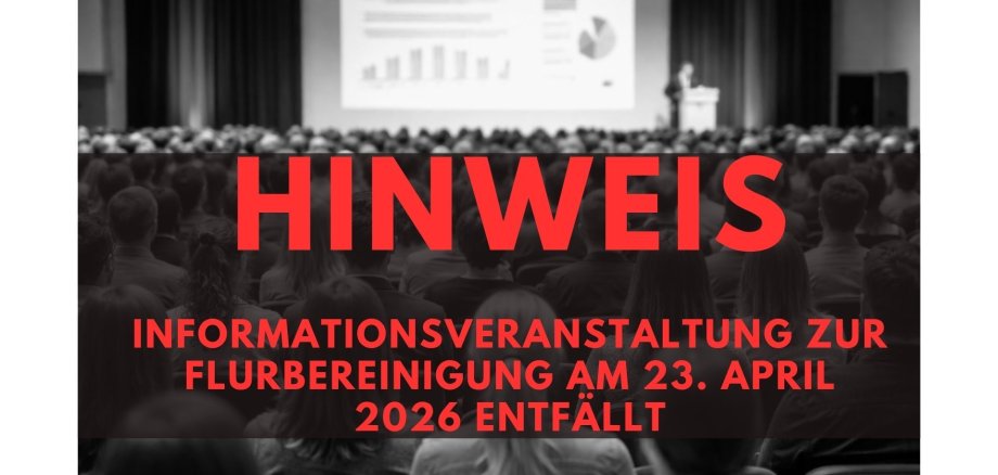 Hinweis Veranstaltung entfällt
