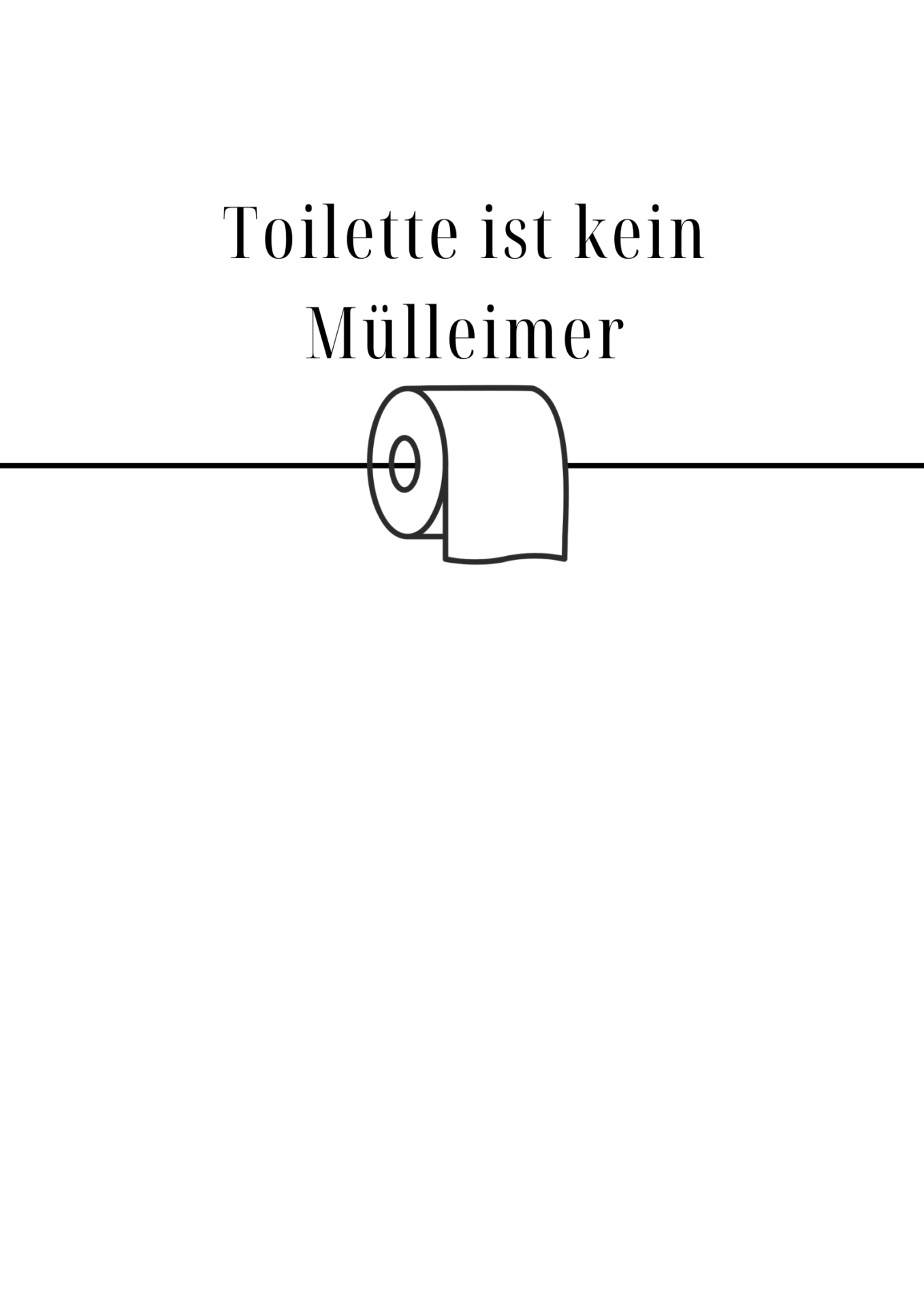 Bad Wanddekoration Poster Wandbild Schwarz Weiß - 1