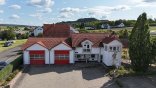 Feuerwehrhaus Müs Feuerwehrhaus Müs aus der Drohnenperspektive