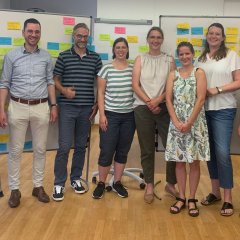 Start-Workshop zur Etablierung eines Inklusionsnetzwerks in Großenlüder im Juli 2023 mit Teilnehmerinnen und Teilnehmern örtlicher Vereine, der Kirchen und der Politik