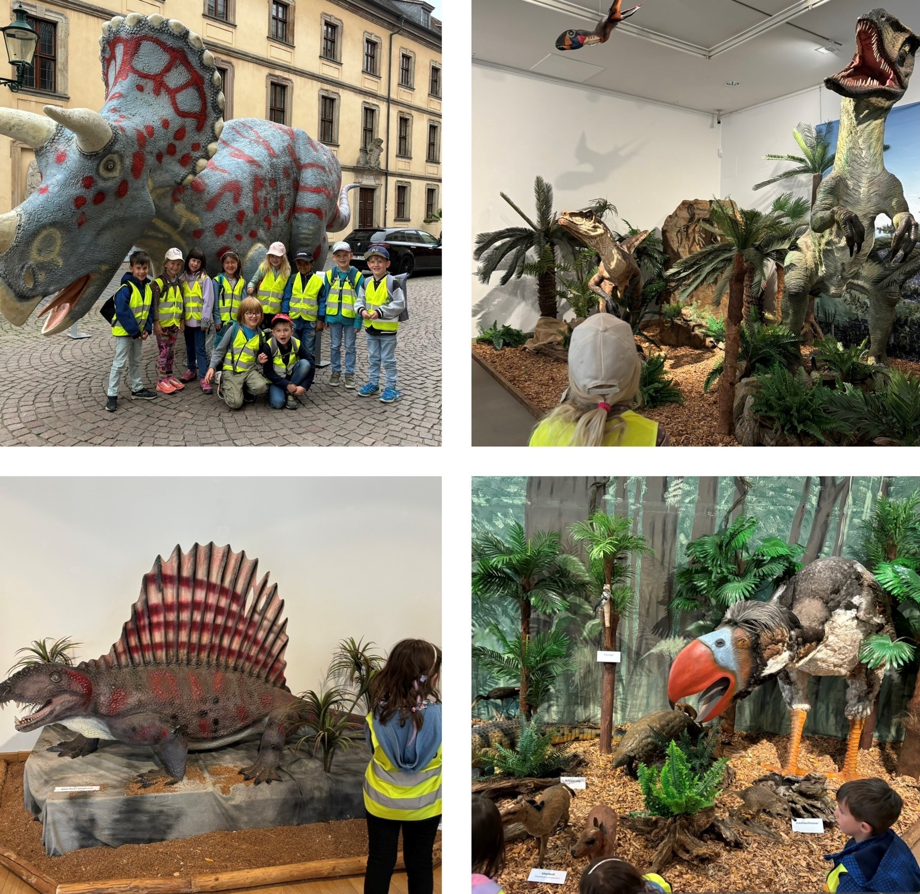 Dinoausstellung Kinder bei der Dinoausstellung im Vonderau-Museum