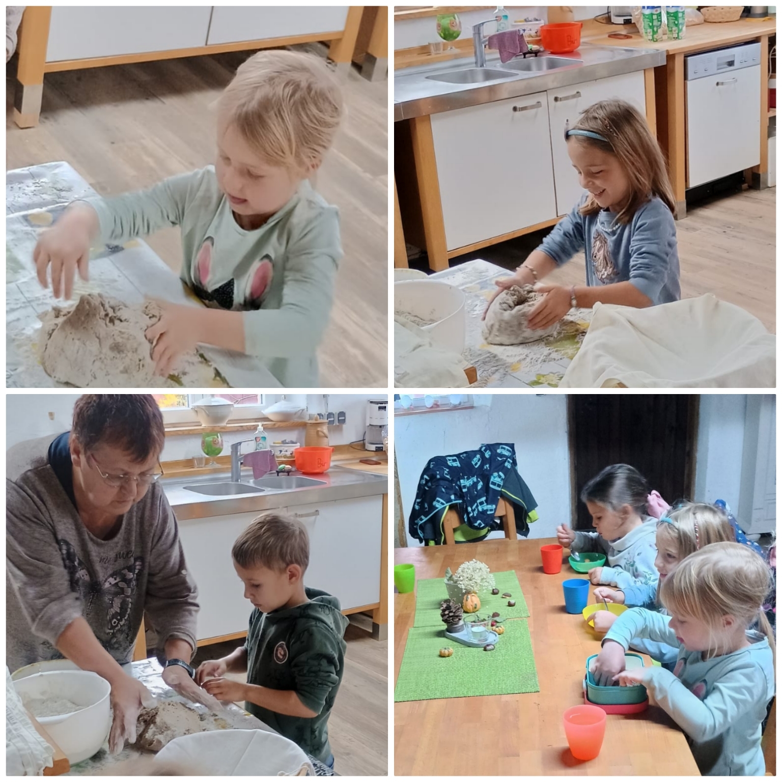 Vorschulkinder beim Kräuterreich Eichenau